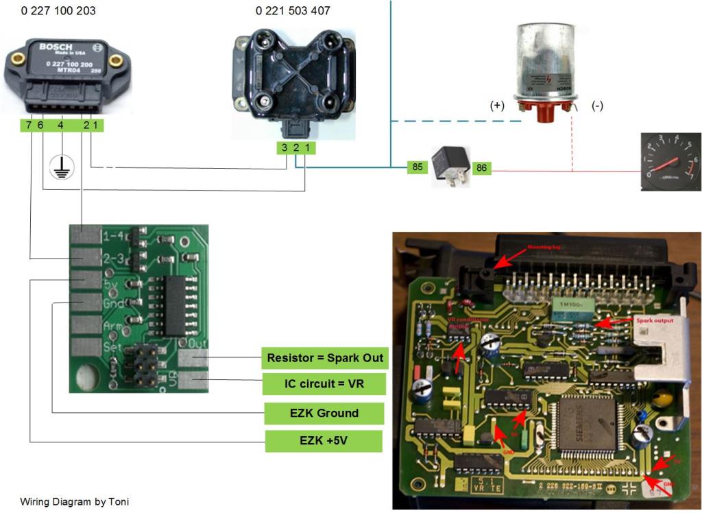 Official LH2.4 EZK Wasted Spark Conversion - Installation